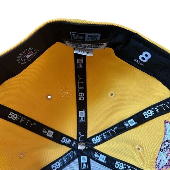 New Era NY Yankees 59FIFTY Fitted Hat Size 8 Multicolor 2000 WS Patch - Picture 8 of 8